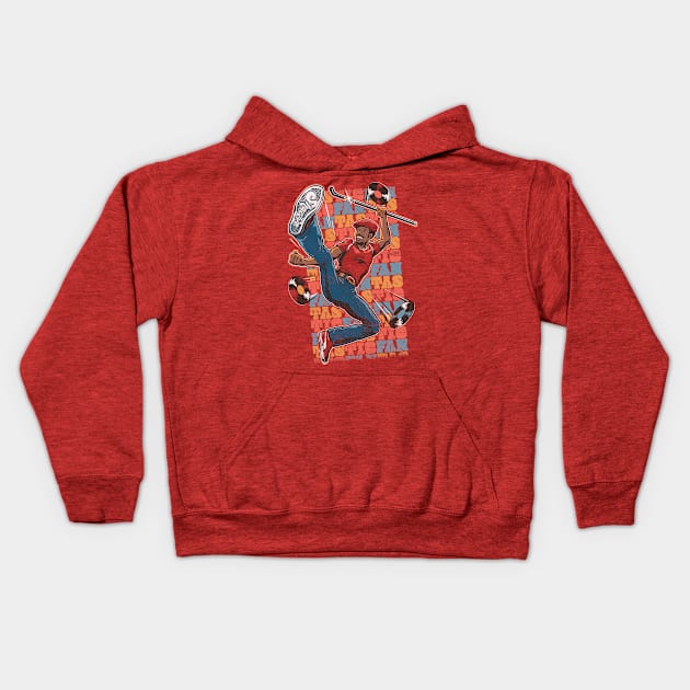 A Bad Mother F (RED) Kids Hoodie by djkopet